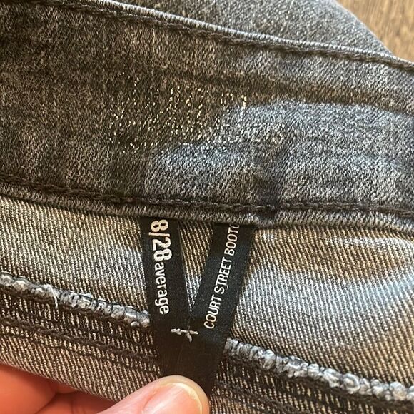 Nine West Court  Street Bootcut black/gray size 8/28 - Picture 6 of 9